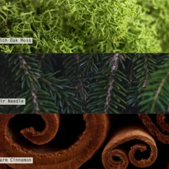 Balsam & Cedar Baltic Glass Candle