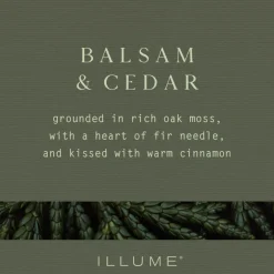 Balsam & Cedar Baltic Glass Candle