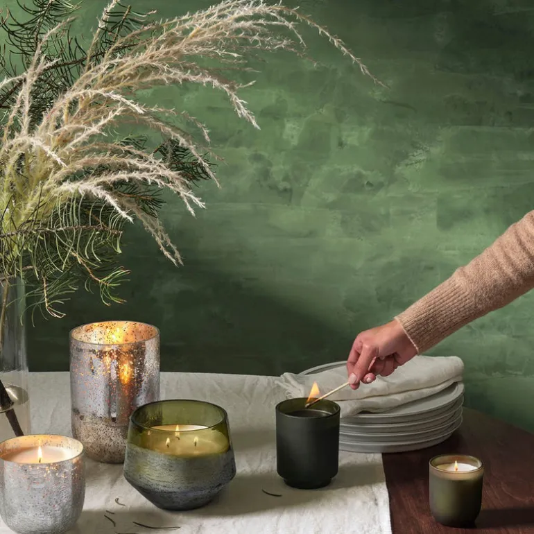 Balsam & Cedar Boxed Glass Candle Refill