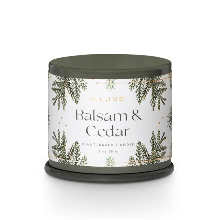 Balsam & Cedar Demi Vanity Tin Candle