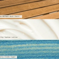 Beach Towel Sun Glass Candle