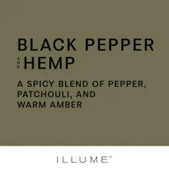 Black Pepper and Hemp Cork Tin Candle