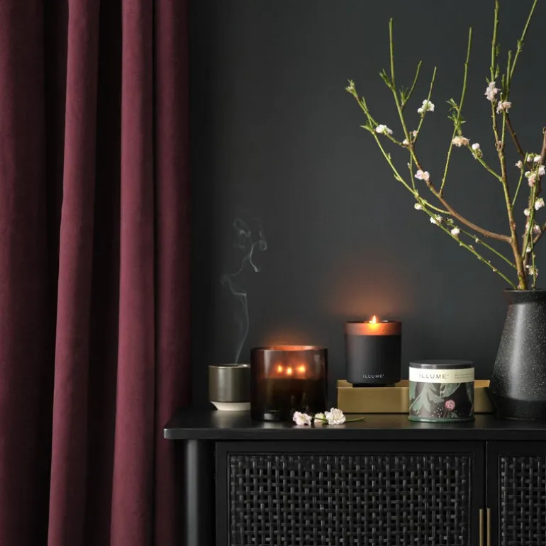 Blackberry Absinthe Small Fragranced Pillar Candle