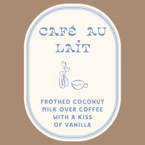 Cafe au Lait Petite Tin Candle
