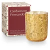 Cardamom Pomander Small Boxed Crackle Glass Candle