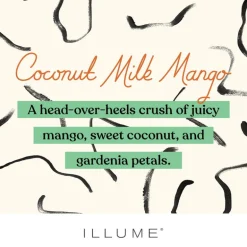 Coconut Milk Mango Fleur Tin Candle