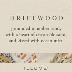 Driftwood Refillable Boxed Glass Candle