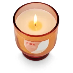 Fire Element Glass Candle