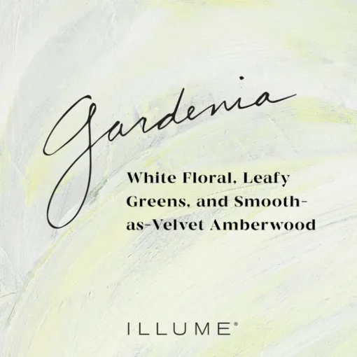 Gardenia Artist Glass Candle