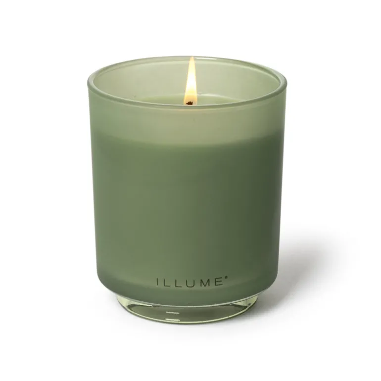 Hinoki Sage Boxed Glass Candle