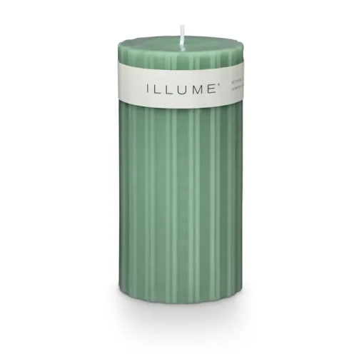 Hinoki Sage Medium Fragranced Pillar Candle