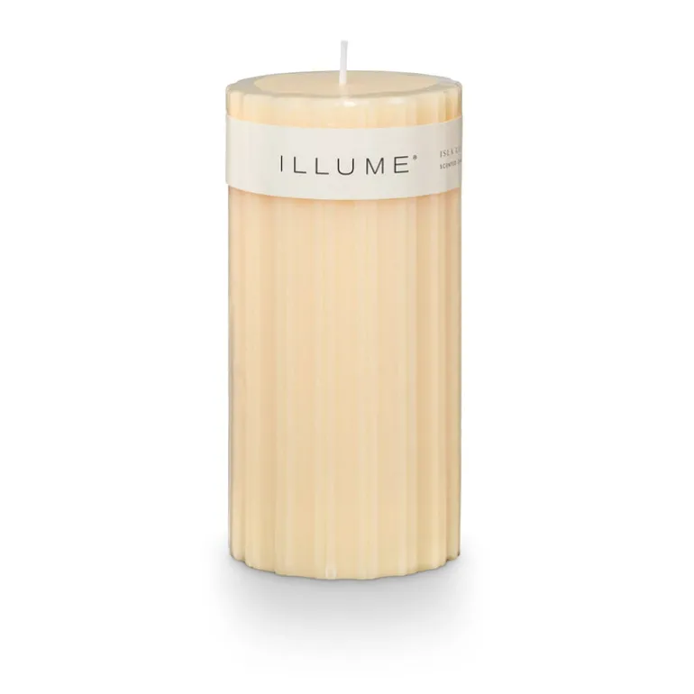 Isla Lily Medium Fragranced Pillar Candle