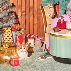 Popcorn Garland Boxed Glass Candle